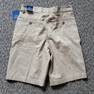 NWT George Flat Front Khaki Shorts Size 30